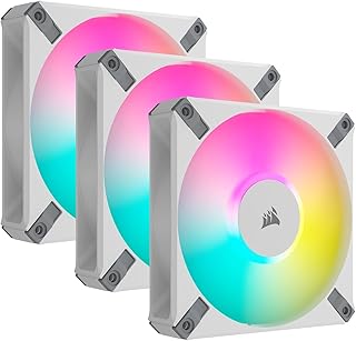 Corsair Icue AF120 Elite RGB 120 mm AF Series PC Flux Flux PWM Flux Flux Flux Rolle with AirGuide Core Controller Technology [Triple] - White - CO -9050158 -WWW.. Shop smarter, not harder with DIAYTAR NIGERIA - thousands of products at your fingertips with affordable delivery.