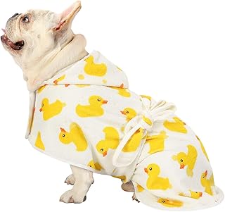HD E DOG Super Absorbing Soldage Towel with Hood For Big Dogs, White Rubber Duck, S.. DIAYTAR NIGERIA revolutionizes online retail with our vast selection and cost-effective delivery options.