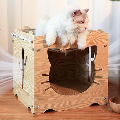 Homemade house and interior apartments for cats large cage tree tower.. DIAYTAR NIGERIA: Where thousands of products meet affordable prices and reliable 5-8 day delivery.