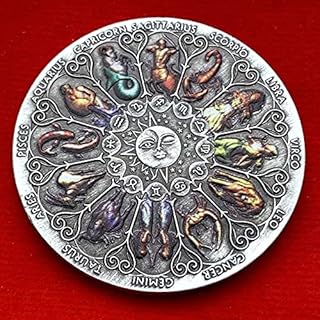 Commemorative crypto-money room 12 Constellations Plated Gold with protective case.. DIAYTAR NIGERIA brings the marketplace to your screen with affordable products delivered in 5-8 days.