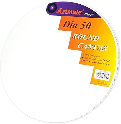 Circular paintings on Mate Art Canvas (50 cm Jignr50).. Shop without boundaries at DIAYTAR NIGERIA, offering affordable products with convenient delivery times.