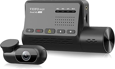 Front and rear dashboard camera 1440p + 1080p double channel for car with wifi, GPS, anti-blurring filter, night super vision, supercapacitor, parking monitor, G sensor, support for 256 GB of storage VIOFO A139 2CH.. From office supplies to fashion — DIAYTAR Nigeria brings it fast.