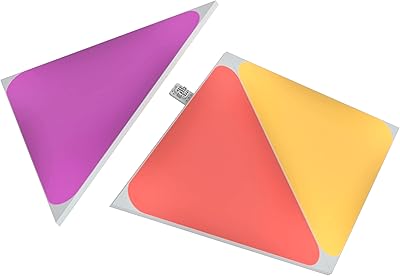 Nano Leaf Triangle Extension Kit - Intelligent WiFi LED panel system with music viewer, instant wall decoration, home or office use, more than 16 million colors, low energy consumption - white - 3 rooms 0001tw -3pk.. DIAYTAR NIGERIA combines affordability, variety, and convenience with nationwide delivery services.