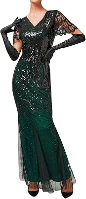 Sexy -free Sexy Dress For Women, Light Evening Dress from the 1920s, long and fine, Fish tail skirt, Luxury evening dress (green, s).. Enjoy a hassle-free shopping experience with DIAYTAR Nigeria, where products are categorized for your convenience and delivery is always on time.
