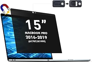 Pairs of screen protection compatible with MacBook Pro 15 inch 2019 2018 2018 2017 A1990 A1770, anti-reflective and blue anti-light for MacBook Pro 15 with Touch Bar.. Shop from anywhere in Nigeria and receive your DIAYTAR purchases at affordable prices within a week.