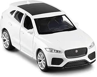 Jaguar F-Pace sports car model with two door control doors on 1:36 Jaguar F-Pace (Color: White).. Discover the perfect balance of selection and value with DIAYTAR NIGERIA's nationwide delivery service.