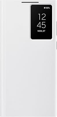 Samsung S View Flip Cover for Galaxy S22 Ultra, with touch control, Advanced design, American version, White, EF-ZS908Cwegus.. Get the deals you love and the delivery speed you need at DIAYTAR Nigeria.