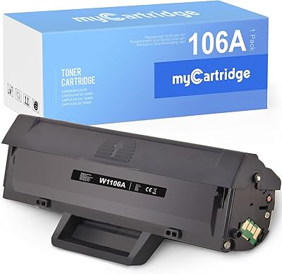 Toner MyCartridge 106a Compatible for HP 106A W1106A [With chip] For HP Laser 107W 107A MFP 137FWG 135W 135A 137FNW 135R 107R (Black).. Get unbeatable value on every order with DIAYTAR Nigeria.