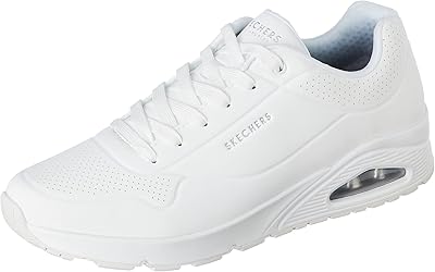 Skechers uno stand on air sneakers for men, black, 0 uk.. DIAYTAR NIGERIA brings the marketplace to every Nigerian home with affordable prices and quick delivery.