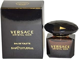 Versace perfume - Versace Crystal Noir - Women's Perfumes, Eau de Toilette Vaporizer 5 ml (small).. Reliable delivery, all over Nigeria — that’s DIAYTAR Nigeria promise.