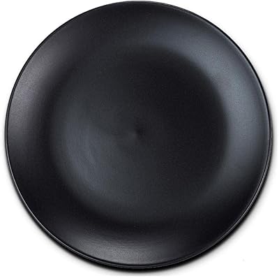 Plate with flat dessert in Soho Nava ceramic, size 21 cm, black, Nav model. SB20936.. DIAYTAR NIGERIA brings retail convenience to your screen with affordable prices and dependable shipping.