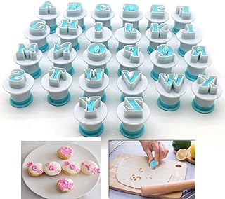 Yo-home 26 pieces/Ensemble cookie cutting letter alphabet cookie cutting cookie cutter tinks cookie cutlery alphabet.. DIAYTAR NIGERIA: Where every Nigerian finds what they need at prices they can afford, delivered promptly.