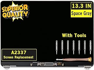 Jaboul replacement screen for MacBook Air A2337 M1 2020 Year EMC 3598 MGN63 MGN93 MGND3 MGN73 MGN73 MNGN3 MNGNE3 MNGY3 MGUE3 FULL LCD screen 13.3 inches 2560x1600 (Sideral gray).. DIAYTAR NIGERIA delivers happiness in 5-8 days with our affordable and diverse product range.