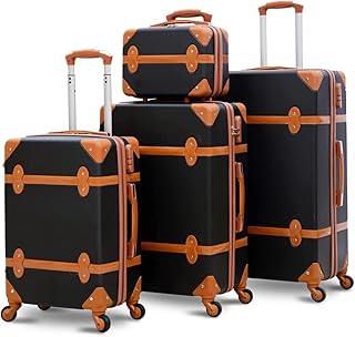 Set of luggage roller, light luggage with rigid shell with 4 -room makeup bag, black.. Elevate your shopping experience with DIAYTAR NIGERIA's vast catalog and budget-friendly options.