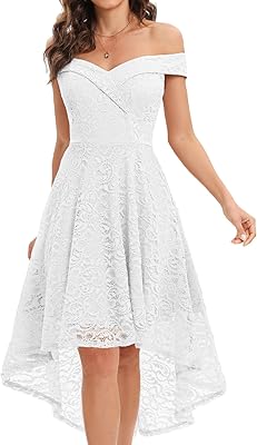 Elegant wedding dresses Homrain, bare shoulders, lace wedding dresses, Rockabilly evening cocktail dress, maid dresses Swing Vokuhila.. Unlock endless possibilities with DIAYTAR NIGERIA's affordable marketplace and reliable delivery service.