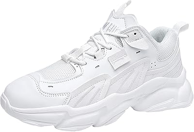 PU sneakers + men's mesh, trendy sneakers increasing the height.. DIAYTAR NIGERIA: Where every click leads to affordable purchases delivered promptly to your door.