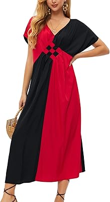 YOCD Long Kimono Dresses of Bohemian style for women, large, for the beach.. DIAYTAR NIGERIA provides endless shopping possibilities with affordable prices and prompt delivery service.