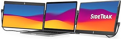 14 -inch Sidetrack Portable Sidetrack Monitor Connectable to a USB FHD IPS laptop with crutch | Compatible with Mac, PC and Chrome | Suitable for all laptop sizes.. DIAYTAR NIGERIA delivers happiness in 5-8 days with our affordable and diverse product range.