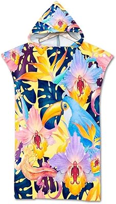 Printed hooded swimming towel, ski ski coat, large microfiber changing bathrobe, compact hooded cover with hoods for women and men.. DIAYTAR NIGERIA delivers what you want at prices you'll love, all within 5-8 days nationwide.