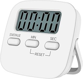 Mamo Bear Large LCD Kitchen Timer, Digital Kitchen Timer for Kitchen, Magnetic Chronometer with powerful alarm and countdown (white).. Your new favorite way to shop online — DIAYTAR Nigeria.