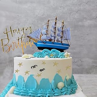 12 -piece sailing boat decorations kit, cake decoration, nautical sailboat, birthday, birthday party, baby show sail.. DIAYTAR NIGERIA brings affordable shopping to your fingertips with reliable delivery in less than 8 days.