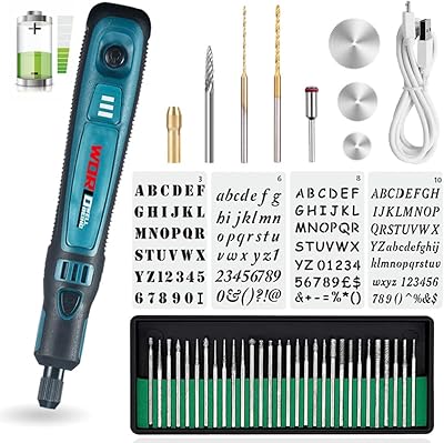 Set of USB wireless electric engraving pens, 3 -speed rotary rotary engraving machine for jewelry, leather, wood, glass, 42 metal engraving tools with 30 stencils.. Fast, affordable, and reliable — that’s the DIAYTAR Nigeria experience.