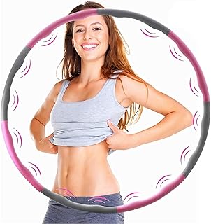 Hula Hoop Detachable for adults with 8 hoop sections of 2.. Shop with ease at DIAYTAR NIGERIA and enjoy our extensive product range delivered at affordable rates.