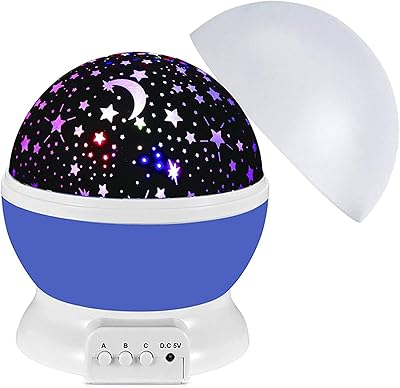 Ntech Starry night spotlight for children, moon and stars rotary lamp for bedroom decoration, birthday and Christmas gifts for boys and girls from 3 to 10 years old, blue.. Discover why millions choose DIAYTAR for affordable online shopping with delivery in just 5-8 days.