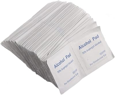 100 pieces/Box of professional alcoholic wiping pads in a small antibacterial bag for cleaning medical instruments in non -woven paper.. DIAYTAR Nigeria: Discover more, spend less, and enjoy delivery within 5–8 days.