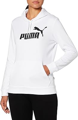 Hoodie Puma Essentials Logo Printed for Women.. Shop smarter, not harder with DIAYTAR NIGERIA - thousands of products at your fingertips with affordable delivery.