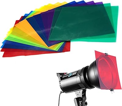 16 Pack of 16 Transparent Gel Corrector Papers with light filter, 20 x 20 cm, 8 assorted colors.. Shop local, shop fast — DIAYTAR Nigeria delivers across the country.