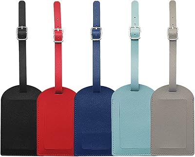 PU ECV leather luggage tags, travel labels with confidentiality cover for suitcases, luggage tags for women and children with a fun and cute design.. DIAYTAR NIGERIA: Where every Nigerian finds what they need at prices they can afford, delivered promptly.