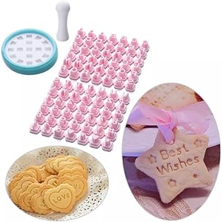 ECV Alphabet Design Set of plastic cookie cutters, artistic mussels, figures and letters, pads for cake decoration tools.. Nigeria's most loved e-commerce platform delivers affordable shopping solutions to your doorstep.