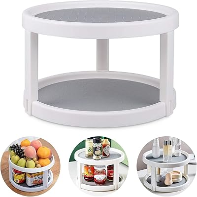 U-Home Lazy Susan Organizer of 360-degree Rotary Cabinet Anti-slip Rotary Redsog of 10.. Enjoy low prices, wide selections, and reliable delivery with DIAYTAR Nigeria.