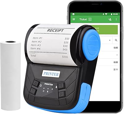 Thermal printer, Bluetooth wireless portable printer + USB 80 mm, portable invoice printer compatible with Android/iOS/Windows ESC/POS.. DIAYTAR NIGERIA brings the marketplace to your home with budget-friendly prices and nationwide delivery.