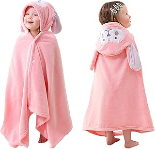 Baby towel for baby Hcosme, super sweet and highly absorbing hooded towel, prenatal celebration gifts for 0 to 10 years, rabbit pattern, 100 % cotton (pink, 5 to 10 years, 88 cm).. Find everything you need at prices you'll love with DIAYTAR NIGERIA's comprehensive e-commerce platform.