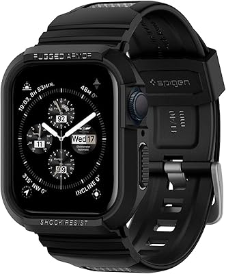 Rigid Spigen shell for Apple Watch 40 mm with bracelet for 5 / series 4 series.. Experience hassle-free shopping with DIAYTAR NIGERIA's user-friendly platform and prompt delivery service.