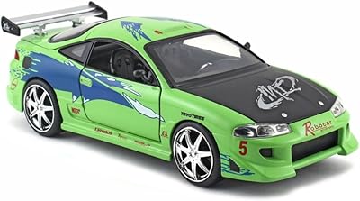 Car Substruitimate Pressure and Furious Brian Mitsubishi Eclipse, scale 1:24, toy molded under pressure for children and adults.. DIAYTAR NIGERIA: Your affordable gateway to thousands of products delivered promptly nationwide.