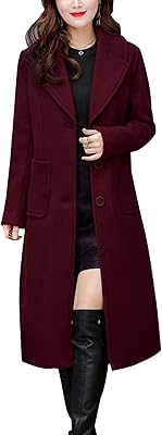 Mid-length oversized coat in woolen mixed with single backhand for women.. DIAYTAR NIGERIA: Where shopping is affordable, selection is vast, and delivery is always reliable.
