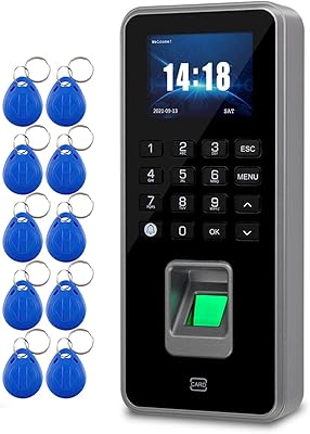 RFID keyboard fingerprint access control system, dynamic access control, time electronic recording system, clock with 10 keychain, USB data transmission.. Discover why thousands choose DIAYTAR NIGERIA for affordable products delivered in less than a week.