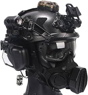 Robust tactical helmet set with paintball mask, nocturnal vision model, L4G24 NVG soundproofed helmet, protective equipment for outdoor games in aluminum aluminum alloy.. Whether it’s gadgets or groceries, DIAYTAR Nigeria delivers in less than 8 days.