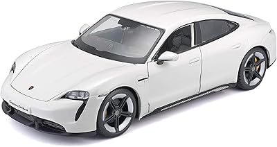 Car Porsche Porsche Taycan Turbo S pressure on a scale 1:24.. DIAYTAR NIGERIA brings the marketplace to your home with budget-friendly prices and nationwide delivery.