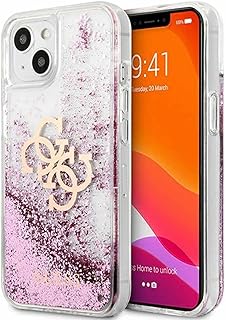 Galvanized shiny liquid protective shell with 4G logo for iPhone 13 mini (5.4 inch) per CG mobile, pink.. Your comprehensive marketplace awaits at DIAYTAR NIGERIA with affordable prices and reliable delivery times.