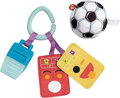 Fisher-Price box, 3 activity toys on the theme of football for newborns from birth to GRT94.. DIAYTAR NIGERIA brings the market to your fingertips with affordable prices and swift delivery services.