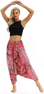 CIUCCI Men Women Wallen Print Pants Bohemian Style Bohemian Cup Yoga Travel Carnival Beach Lounge - single size red.. Your ultimate shopping destination, DIAYTAR NIGERIA combines extensive selection with affordable shipping.