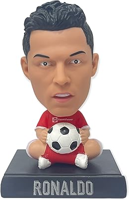 Ogen Super Hero Ronaldo Red figurine in limited edition with mobile support for dashboard, office and study table (batch of 1) (plastic).. DIAYTAR NIGERIA delivers what you want at prices you'll love, all within 5-8 days nationwide.