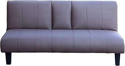 LYS 3 -seater sofa - Light brown.. DIAYTAR NIGERIA: Where affordability meets variety, with thousands of products delivered in less than 8 days.
