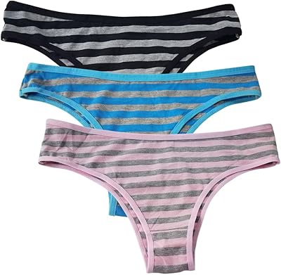 3-room striped bikini for teenage girls, cotton string, Brazilian back-to-women for women.. Experience the convenience of online shopping with DIAYTAR NIGERIA's reliable 5-8 day delivery service.