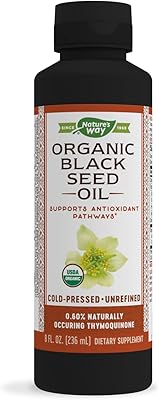 Organic black seed oil Nature's Way - 100 % cold pressed, 0.60 % thymoquinone, vegan, gluten -free - 8 oz.. Discover the perfect balance of selection and value with DIAYTAR NIGERIA's nationwide delivery service.