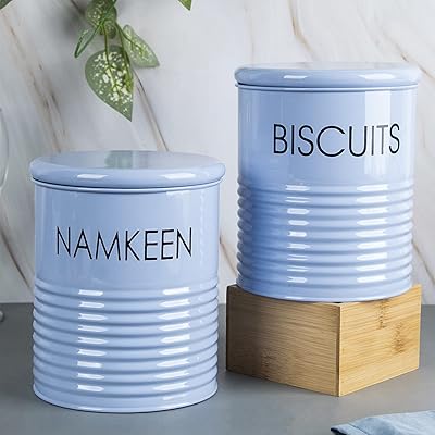 Market 99 2 Namkeen 2 -piece set and cookie pots, storage box for domestic kitchen of 1,700 ml.. Discover the joy of choice with DIAYTAR NIGERIA's extensive selection and budget-friendly shipping.